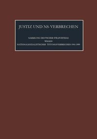 Produktbild: Die vom 1.08.1971 bis zum 1.02.1972 ergangenen Strafurteile. Lfd. Nr. 758-768
