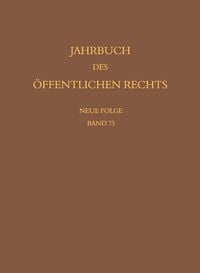 Produktbild: Jahrbuch des &ouml;ffentlichen Rechts der Gegenwart. Neue Folge