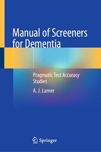 Produktbild: Manual of Screeners for Dementia