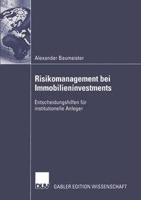 Produktbild: Risikomanagement bei Immobilieninvestments
