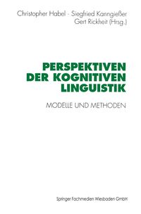 Produktbild: Perspektiven der Kognitiven Linguistik