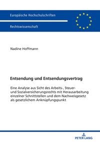 Produktbild: Entsendung und Entsendungsvertrag