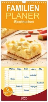 Produktbild: Familienplaner 2026 - Blechkuchen mit 5 Spalten (Wandkalender, 21 x 45 cm) CALVENDO