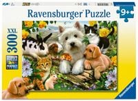 Produktbild: Kinderpuzzle 300 XXL Teile - Fr&ouml;hliche Tierfreundschaft