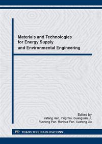 Produktbild: Materials and Technologies for Energy Supply and Environmental Engineering