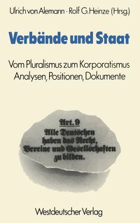 Produktbild: Verb&auml;nde und Staat