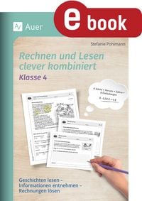 Produktbild: Rechnen und Lesen clever kombiniert - Klasse 4