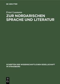 Produktbild: Zur nordarischen Sprache und Literatur