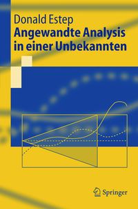 Produktbild: Angewandte Analysis in einer Unbekannten