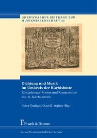 Produktbild: Dichtung und Musik im Umkreis der K&uuml;rbish&uuml;tte
