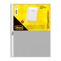 Produktbild: Idena Prospekth&uuml;llen aus Kunststoff glasklar 80&micro; DIN A4 30 St&uuml;ck