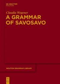 Produktbild: A Grammar of Savosavo