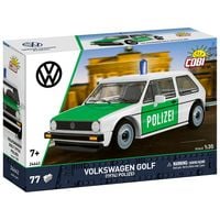 Produktbild: COBI Action Town 24642 - Volkwagen Golf (1974) Polizei, Bausatz 1:35, 77 Klemmbaustein