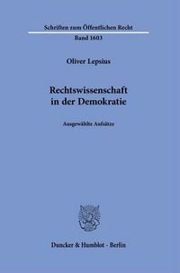 Produktbild: Rechtswissenschaft in der Demokratie