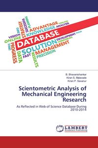 Produktbild: Scientometric Analysis of Mechanical Engineering Research