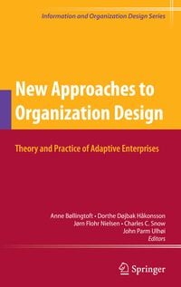 Produktbild: New Approaches to Organization Design