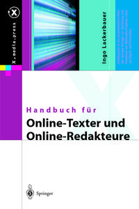 Produktbild: Handbuch f&uuml;r Online-Texter und Online-Redakteure