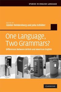 Produktbild: One Language, Two Grammars?