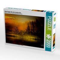 Produktbild: V&ouml;gel fliegen &uuml;ber dem dunklen See (Puzzle)
