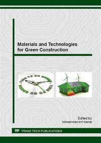 Produktbild: Materials and Technologies for Green Construction