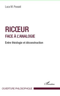 Produktbild: Ricoeur face A l'analogie - entre theologie et deconstructio