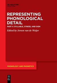 Produktbild: Syllable, Stress, and Sign