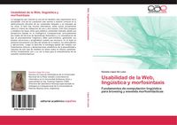 Produktbild: Usabilidad de la Web, ling&uuml;&iacute;stica y morfosintaxis