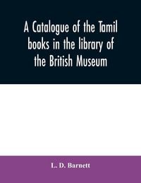 Produktbild: A catalogue of the Tamil books in the library of the British Museum