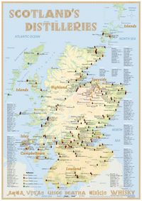 Produktbild: Whisky Distilleries Scotland - Poster 42x60cm Standard Edition
