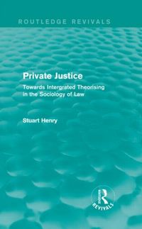 Produktbild: Henry, S: Private Justice