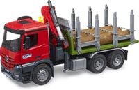Produktbild: Bruder LKW Modell Mercedes Benz Arocs Holztransporter mit Greifarm Fertigmodell LKW Modell