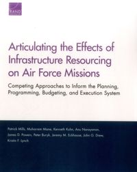 Produktbild: Articulating the Effects of Infrastructure Resourcing on Air Force Missions