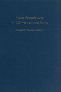 Produktbild: Neue Perspektiven aus Wirtschaft und Recht