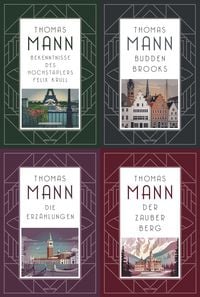 Produktbild: Vier B&auml;nde in einem E-Book. Buddenbrooks. Der Zauberberg. Die Erz&auml;hlungen. Felix Krull.