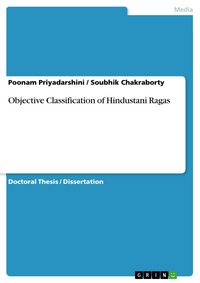 Produktbild: Objective Classification of Hindustani Ragas