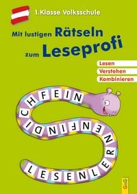 Produktbild: Mit lustigen R&auml;tseln zum Leseprofi - 1. Klasse Volksschule
