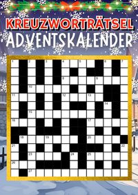 Produktbild: Kreuzwortr&auml;tsel Adventskalender | Weihnachtsgeschenk