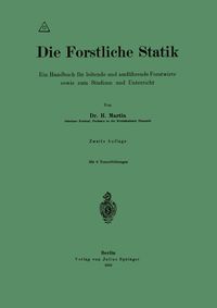 Produktbild: Die Forstliche Statik