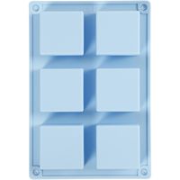 Produktbild: Creativ Company Silikonform, H 2,5 cm, L 21,5 cm, B 14,5 cm, Lochgr&ouml;&szlig;e 50x50 mm, 60 ml, 1 Stk