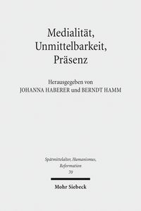 Produktbild: Medialit&auml;t, Unmittelbarkeit, Pr&auml;senz
