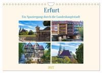 Produktbild: Erfurt &ndash; Ein Spaziergang durch die Landeshauptstadt (Wandkalender 2027 DIN A4 quer), CALVENDO Monatskalender