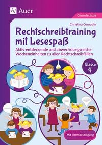 Produktbild: Rechtschreibtraining mit Lesespa&szlig; - Klasse 4