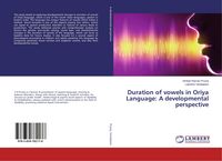 Produktbild: Duration of vowels in Oriya Language: A developmental perspective