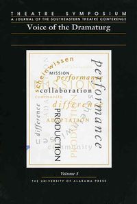 Produktbild: Theatre Symposium, Vol. 3