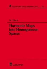 Produktbild: Black, M: Harmonic Maps Into Homogeneous Spaces