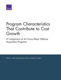 Produktbild: Program Characteristics That Contribute to Cost Growth