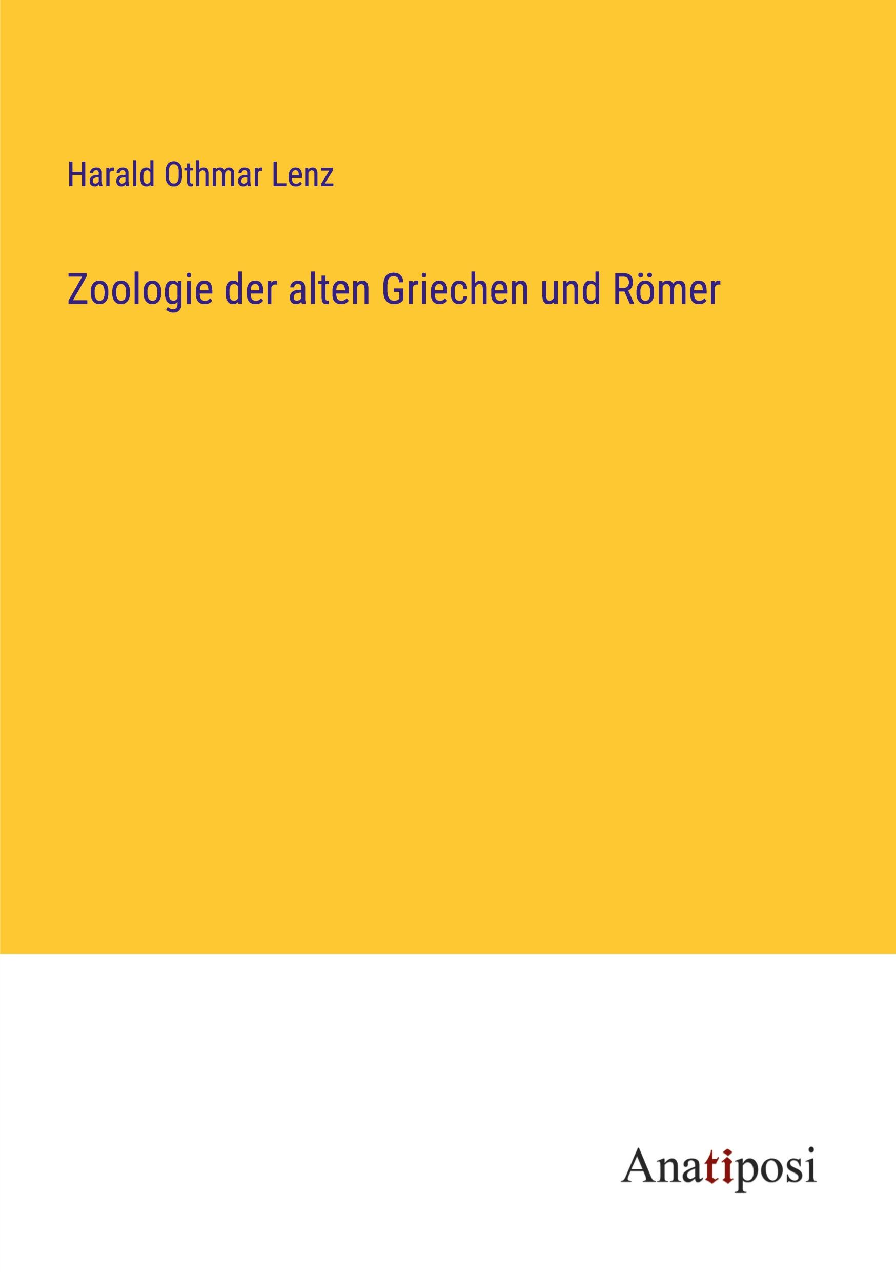 Produktbild: Zoologie der alten Griechen und R&ouml;mer