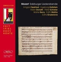Produktbild: Mozart-Lieder:Salzburg 1958-1984