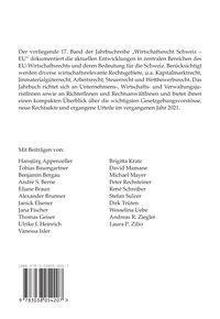 Jahrbuch Wirtschaftsrecht Schweiz – EU 2021/22