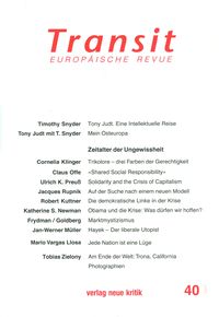 Produktbild: Transit 40. Europ&auml;ische Revue